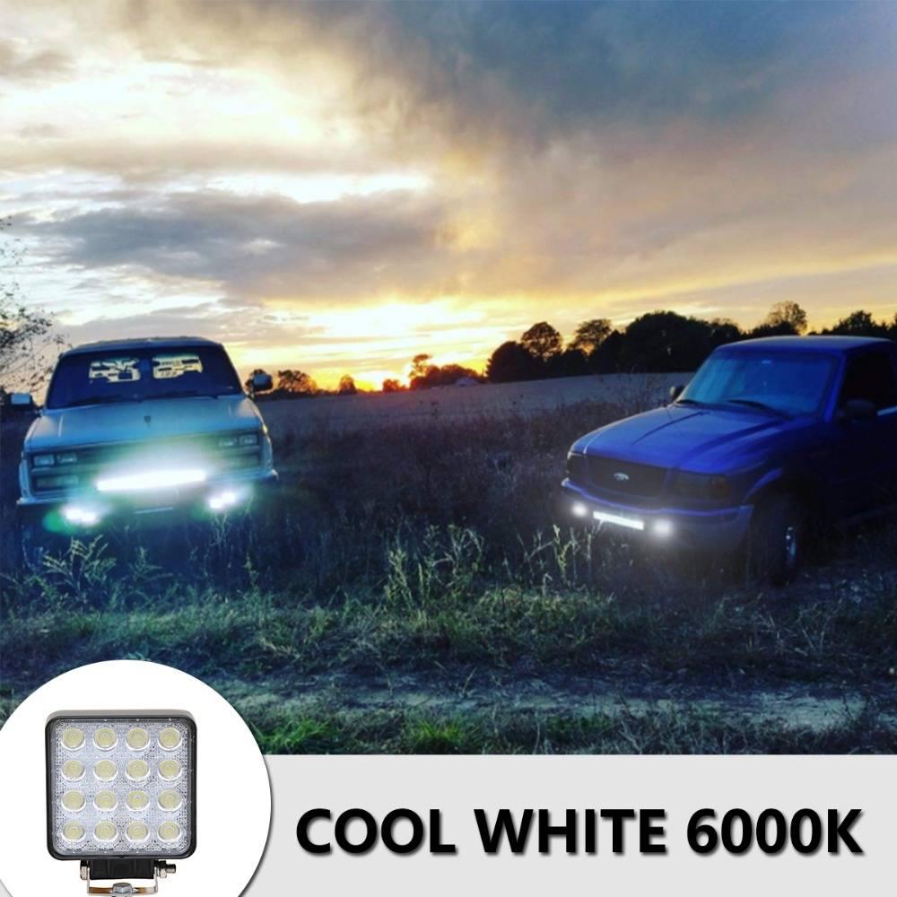 16leds 48w suv headlights