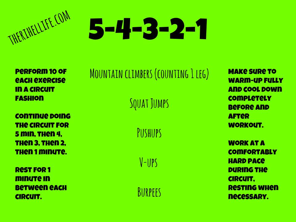 workout wednesday 5 4