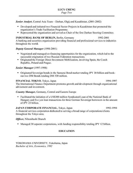 sample resume for banking april onthemarch co