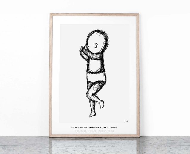 the birth poster in