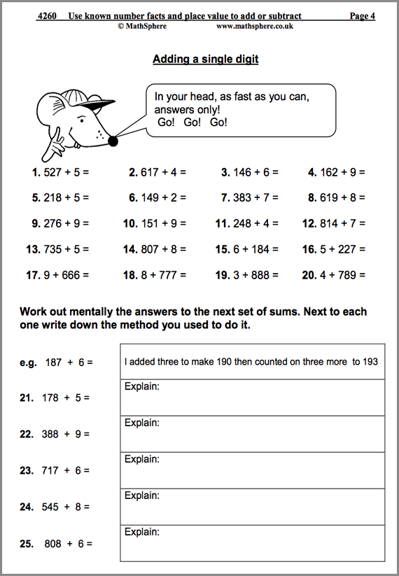 mathsphere free sample maths