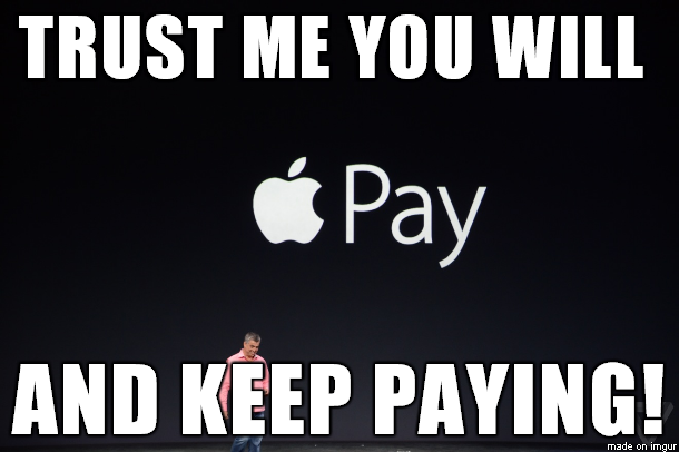 apple pay meme on