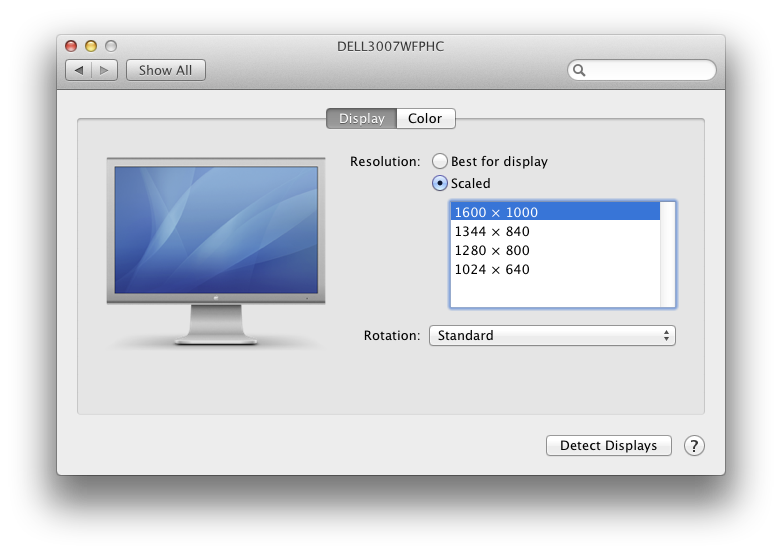 yosemite how to set