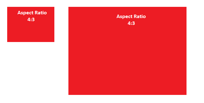 how to aspect ratio