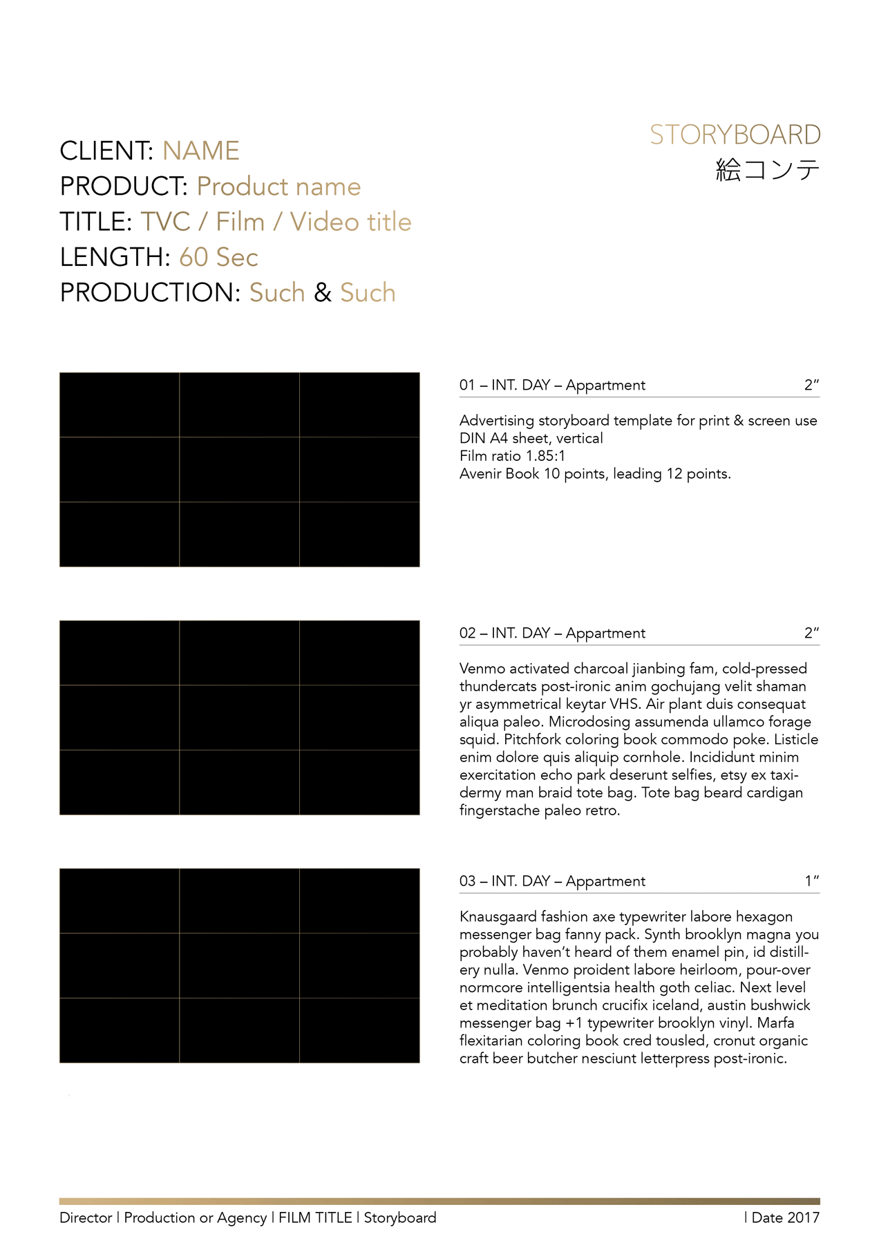 storyboard templates film storyboards