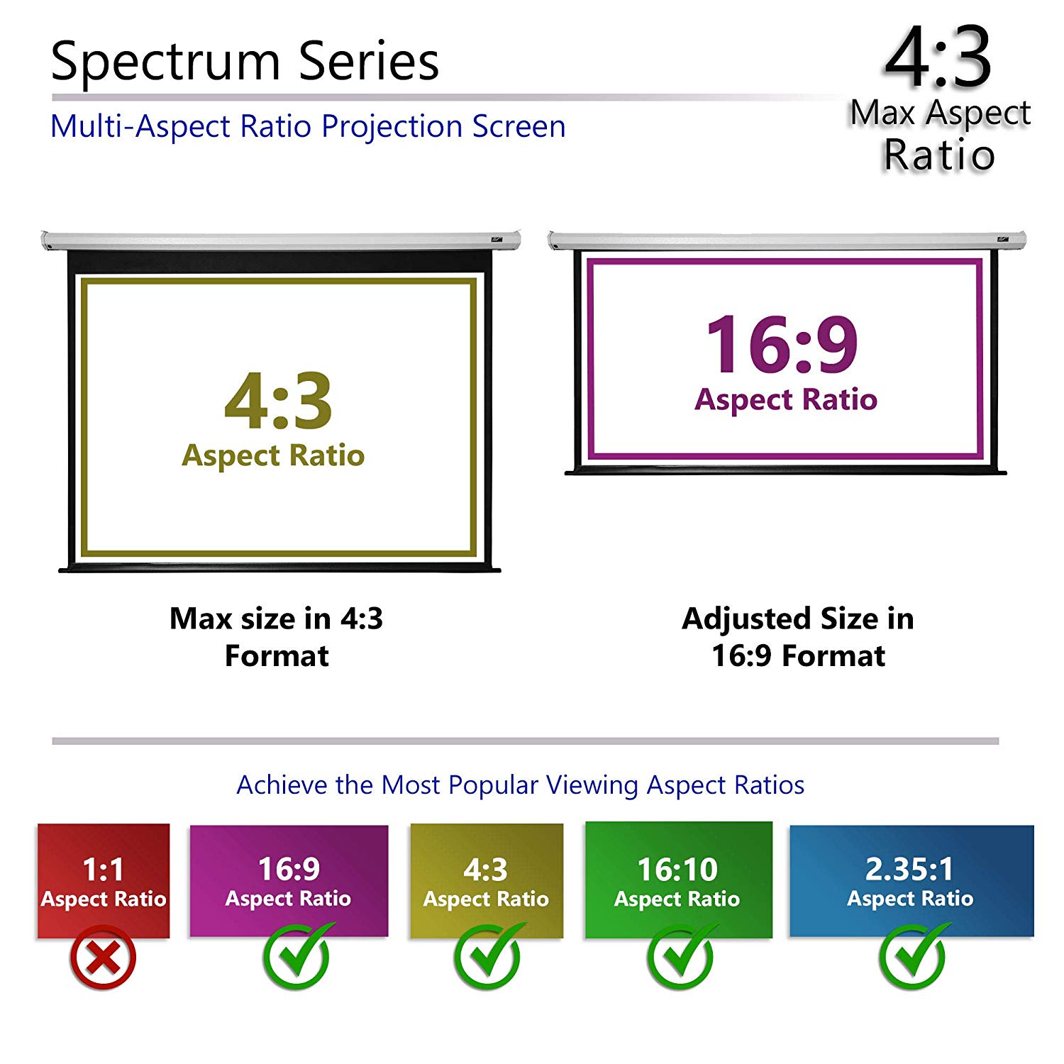amazon com elite screens