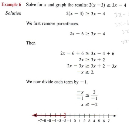 solve inequalities with step