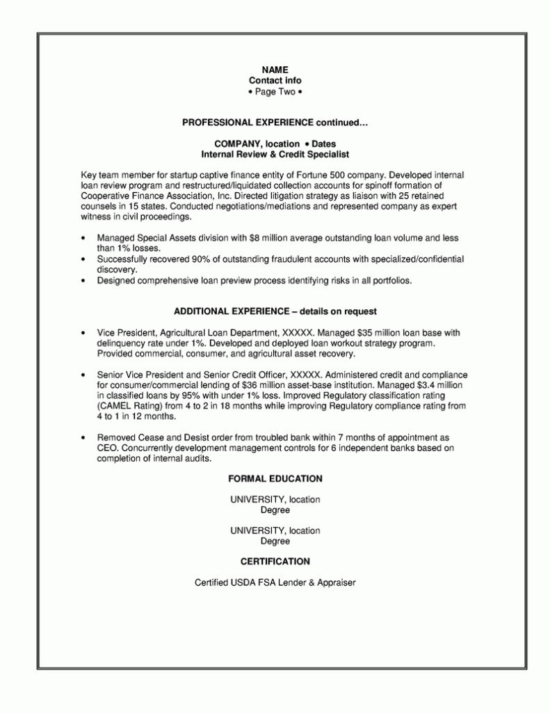bank resume template proper resume free templates xample good