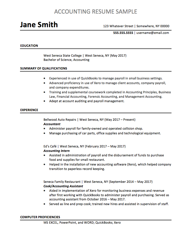 accountant resume sample chegg careermatch
