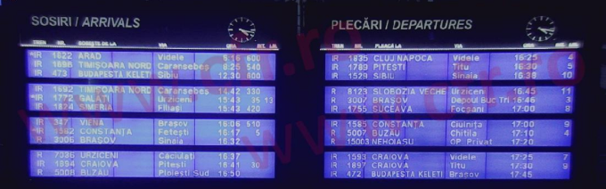 trenuri cu întârzieri de