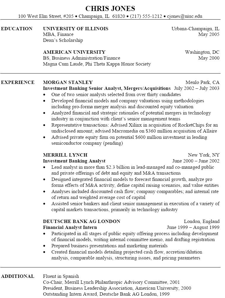 resume examples uiuc pinterest sample resume template and