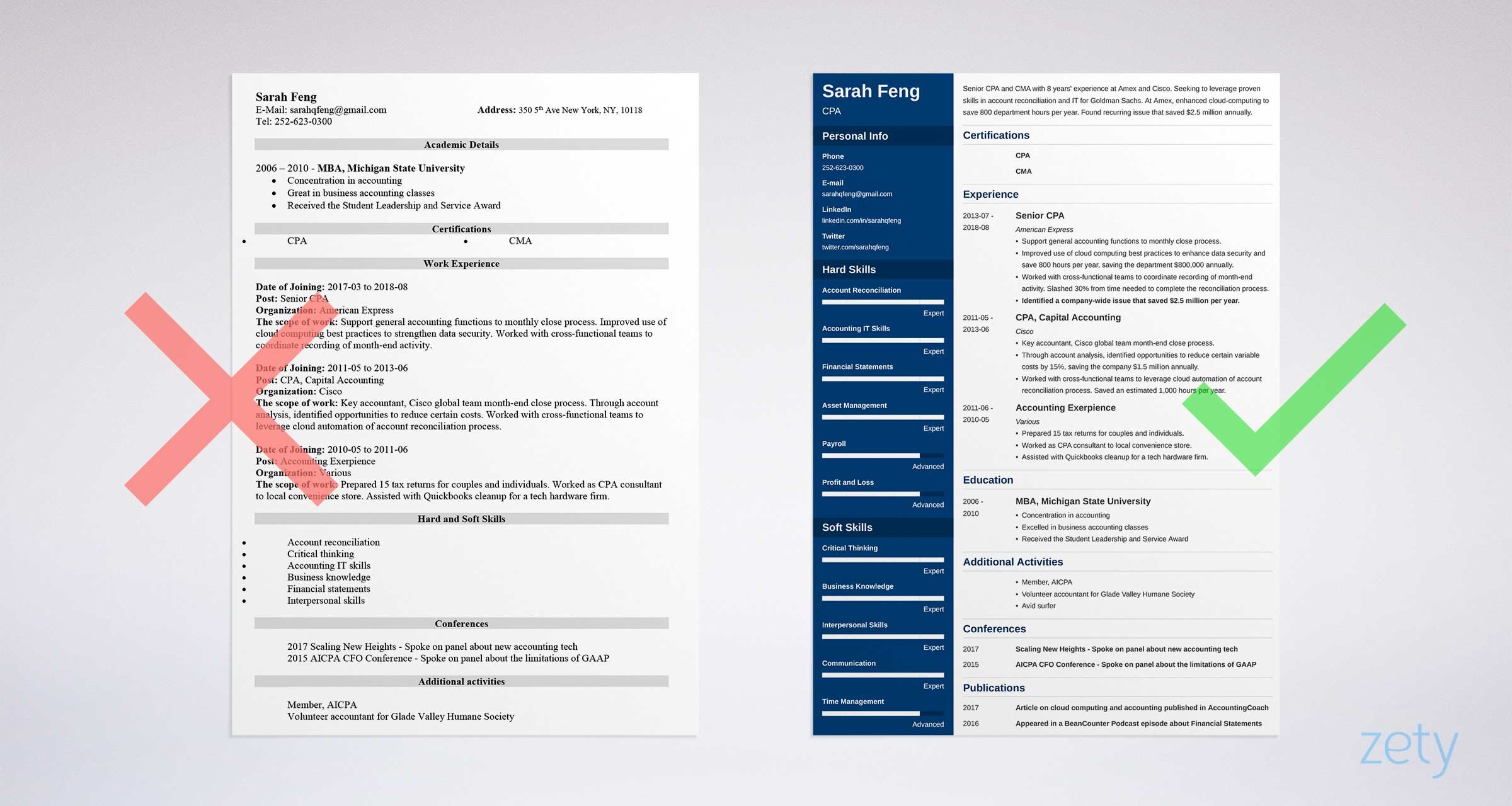 accounting resume sample and complete guide 20 examples