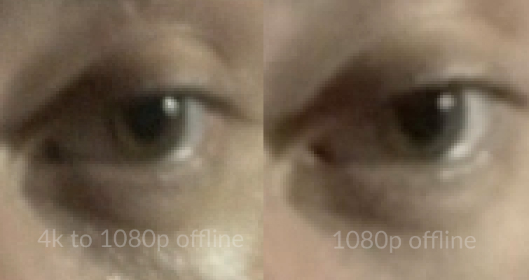 4k to 1080p offline