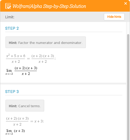 step by step math