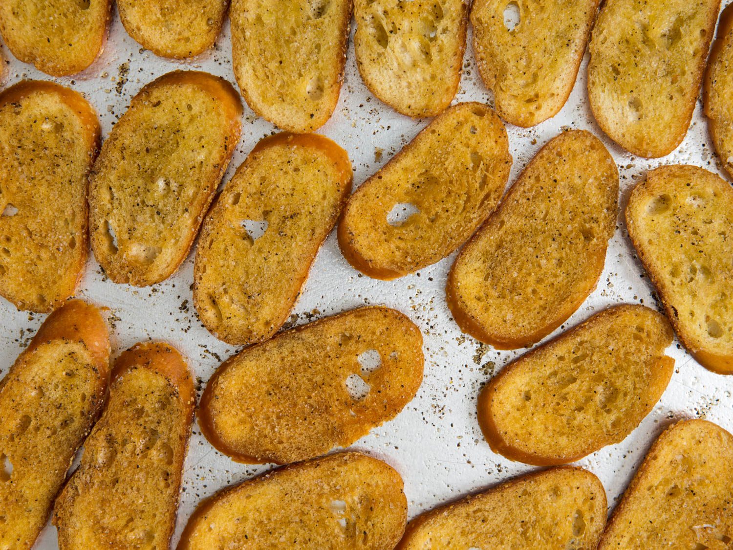 baguette toast crackers recipe