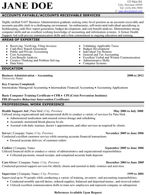 top accounting resume templates samples
