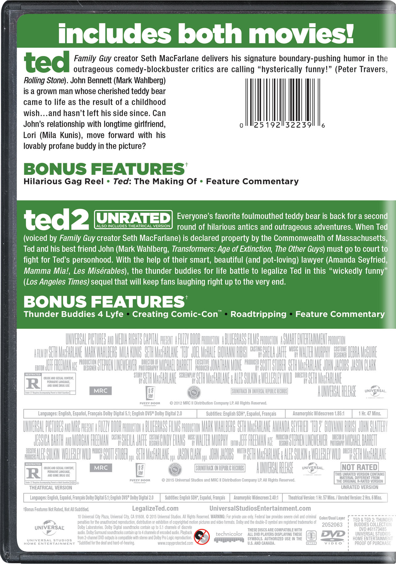 ted movie page dvd