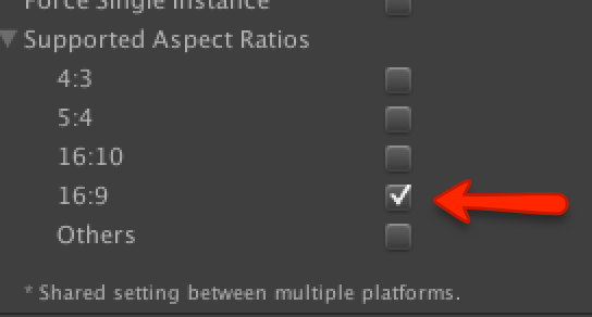 aspect ratio restriction problem