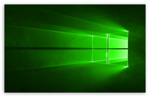 windows 10 green 4k