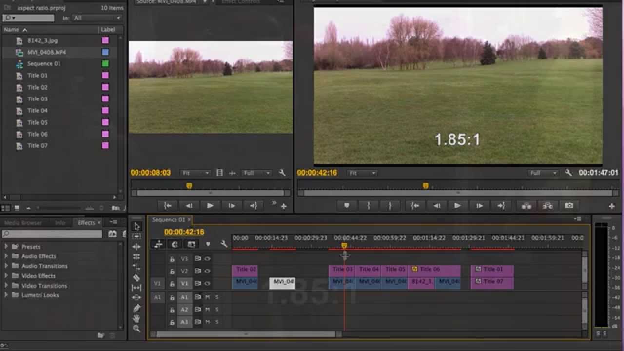 aspect ratios in adobe