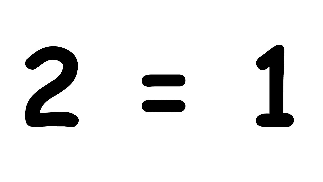 prove 2 1 using