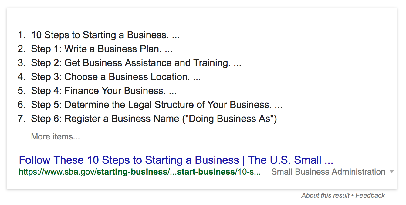 10 steps to start