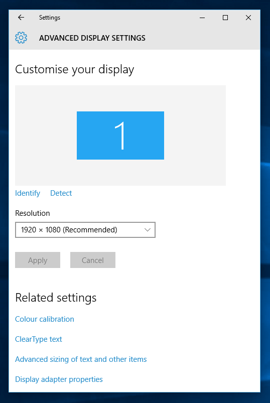 aspect ratio of monitor