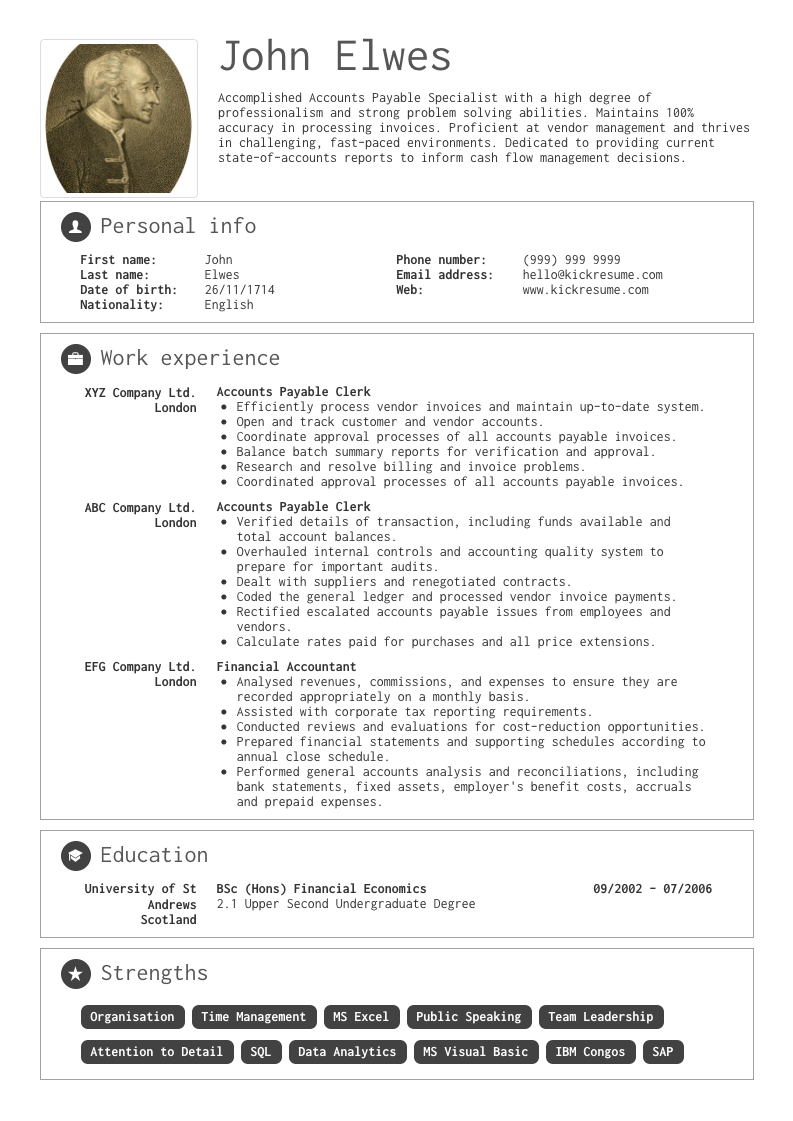 10 accountant resume samples that ll make your application count