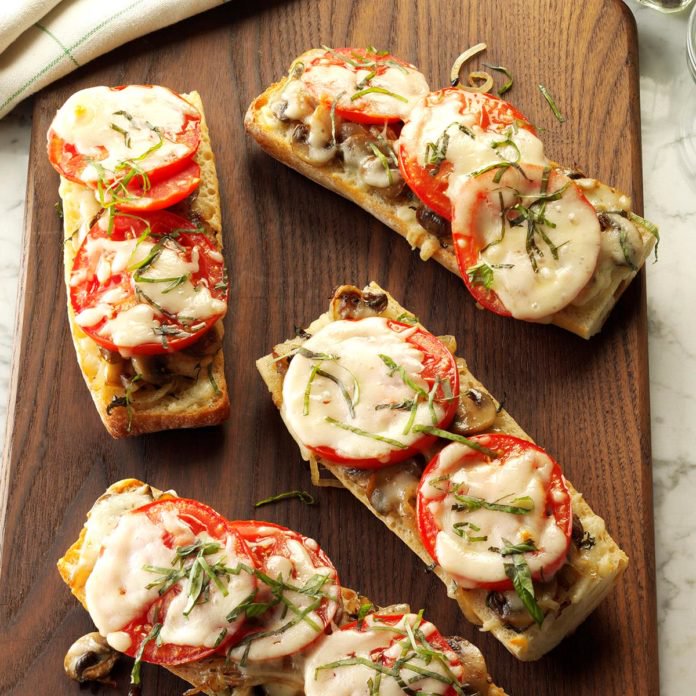 tomato baguette pizza recipe