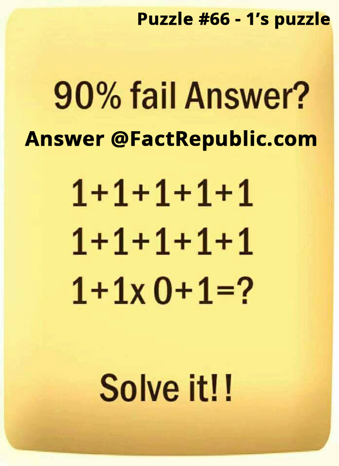 interesting puzzles fact republic