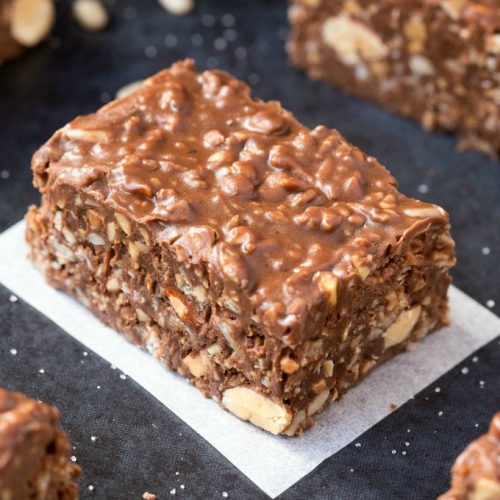 homemade keto chocolate crunch