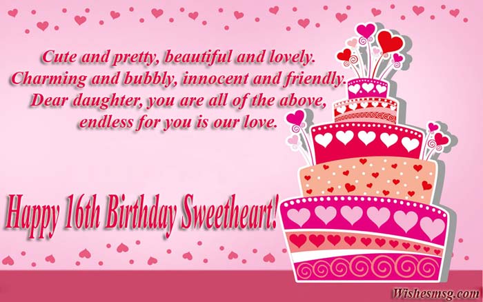 16th birthday wishes messages